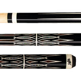 Players D-SE34 Pool Cue - Precision Special Inlays | Hard Rock Maple | Le Pro Tip | Irish Linen Wrap | Lifetime Warranty