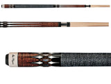 Players G-2252 Pool Cue - Birdseye Graphic Inlays | Hard Rock Maple | Le Pro Tip | Irish Linen Wrap | Lifetime Warranty