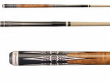 Players G-4114 Pool Cue - Graphic Design Accents | Hard Rock Maple | Le Pro Tip | Irish Linen Wrap | Lifetime Warranty