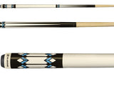 Players G-3355 Pool Cue - Stone Graphic Features | Hard Rock Maple | Le Pro Tip | Irish Linen Wrap | Lifetime Warranty