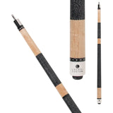 Lucasi LZ 2000 JB-1 Pool Cue - Birdseye Maple Points | Zero Flex Low Deflection Shaft | Uni-Loc Joint | Everest Tip