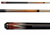Lucasi LZC 37 Pool Cue - Super Birdseye Split Inlays | Zero Flex Low Deflection Shaft | Uni-Loc Joint | Everest Tip