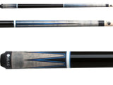 Lucasi LZC 53 Pool Cue - Detailed Points Inlays | Zero Flex Low Deflection Shaft | Uni-Loc Joint | Everest Tip