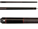 Lucasi LZD 6 Pool Cue - Custom Inlay Points | Zero Flex Low Deflection Shaft | Uni-Loc Joint | Everest Tip