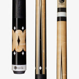 Lucasi LZSE 5 Pool Cue - Stylish Points Design | Zero Flex Low Deflection Shaft | Uni-Loc Joint | Everest Tip