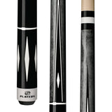 Players C807 Pool Cue - Overlay White Points | Hard Rock Maple | Le Pro Tip | Irish Linen Wrap | Lifetime Warranty