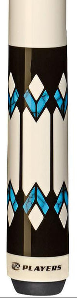 Players G-3355 Pool Cue - Stone Graphic Features | Hard Rock Maple | Le Pro Tip | Irish Linen Wrap | Lifetime Warranty