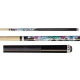 Players F-2605 Pool Cue - Exotic Inlay Accents | Hard Rock Maple | Le Pro Tip | Irish Linen Wrap | Lifetime Warranty