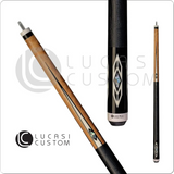 Lucasi LZC 24 Pool Cue - Exotic Woods Inlays | Zero Flex Low Deflection Shaft | Uni-Loc Joint | Everest Tip