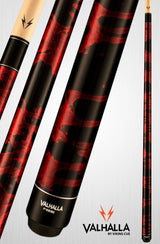 Viking Valhalla Series VA212 Red Marble Paint Pool Cue