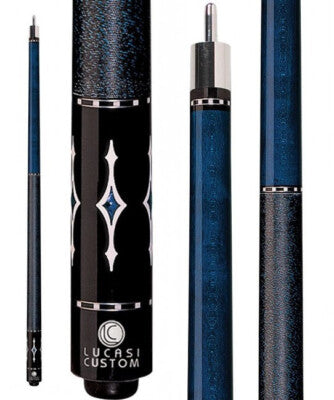 Lucasi LZE 7 Pool Cue - Elegant Exotic Inlays | Zero Flex Low Deflection Shaft | Uni-Loc Joint | Everest Tip
